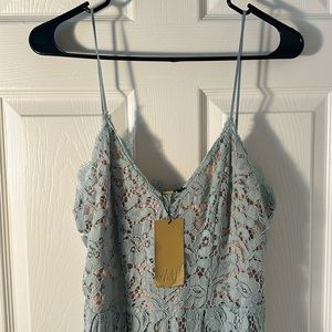 Light blue lace dress
